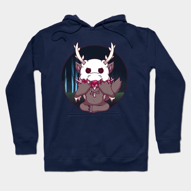 Wendigo Eating Hoodie by TheMaskedTooner